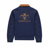 MANTEAU JEANS COL SHERPA