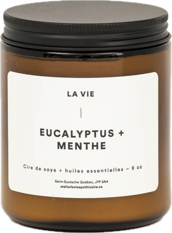 BOUGIE EUCALYTUS + MENTHE