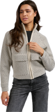 CARDIGAN ZIP IMPRIME