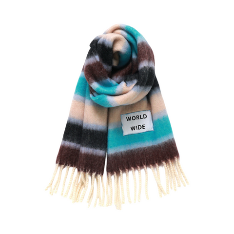 FOULARD WORLD WIDE BLUE MULTI