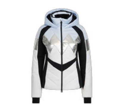 MANTEAU MANILA CHÉquipez-vous de cette veste de ski de première classe, dotée d'inserts contrastés sophistiqués et d'une bande Sportalm à l'arrière. La fermeture éclair bidirectionnelle au centre devant et la poche zippée sans couture sur la manche gauche
