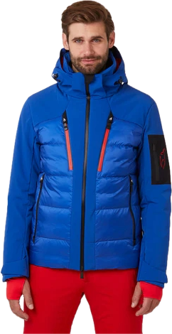 MANTEAU EGON-La veste de ski pour hommes EGON représente l’expertise, la fonctionnalité et l’esprit tendance de Toni Sailer. Pour cela, le tissu Premium 4-way Stretch hautement fonctionnel fabriqué au Japon a été combiné au magnifique nylon brillant Mini