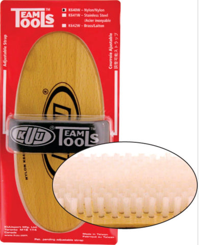 OVAL HARD NYLON BRUSH 8'' X 3.5''