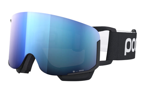 NEXAL MID goggles with blue mirrored lenses and black strap, designed for summer sports and optimal vision protection.