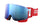 NEXAL MID ski goggles with blue lens and red frame for optimal vision and protection in winter sports.