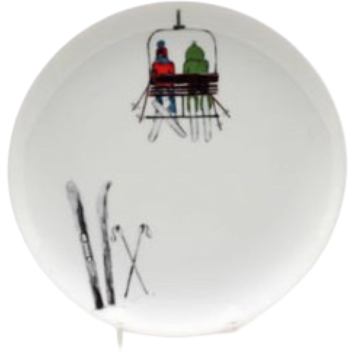 ASSIETE RONDE 30CM TELESIEGE