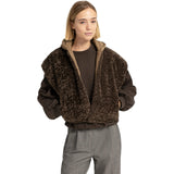 VESTE REVERSIBLE FOURRURE