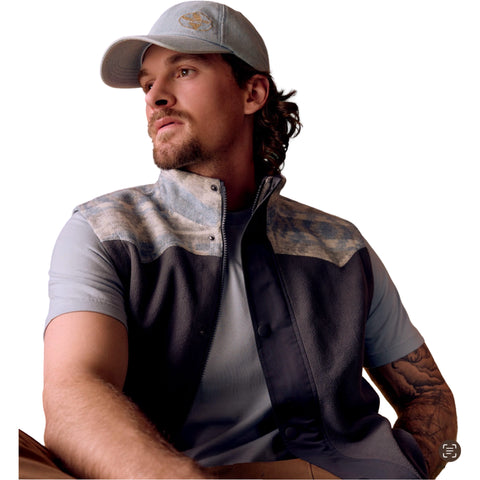 VESTE SANS MANCHES VINTAGE EN POLAIRE