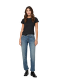 W DENIM MID RISE STRAIGHT