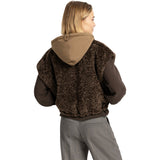 VESTE REVERSIBLE FOURRURE