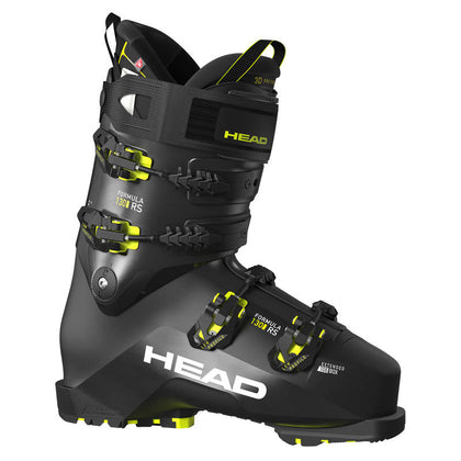 FORMULA RS 130 GW BLACK/YELLOWLa nouvelle FORMULA RS 130 pour homme, de HEAD, offre une performance de haut niveau sur piste et un chaussant personnalisable orienté confort grâce à des propriétés taillées pour la compétition et un design facilitant le boo